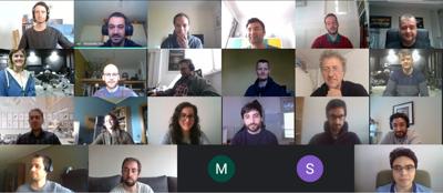 Photo of part of PROACT team after the successful remote field test campagin due to COVID-19 restrictions.