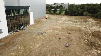 DFKI outside installations for testing.