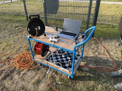 Experimental setup at DFKI, Bremen.