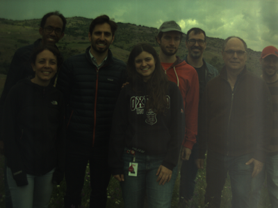 Part of GOTCHA team in Colmenar Field Tests once field test finished successfully.